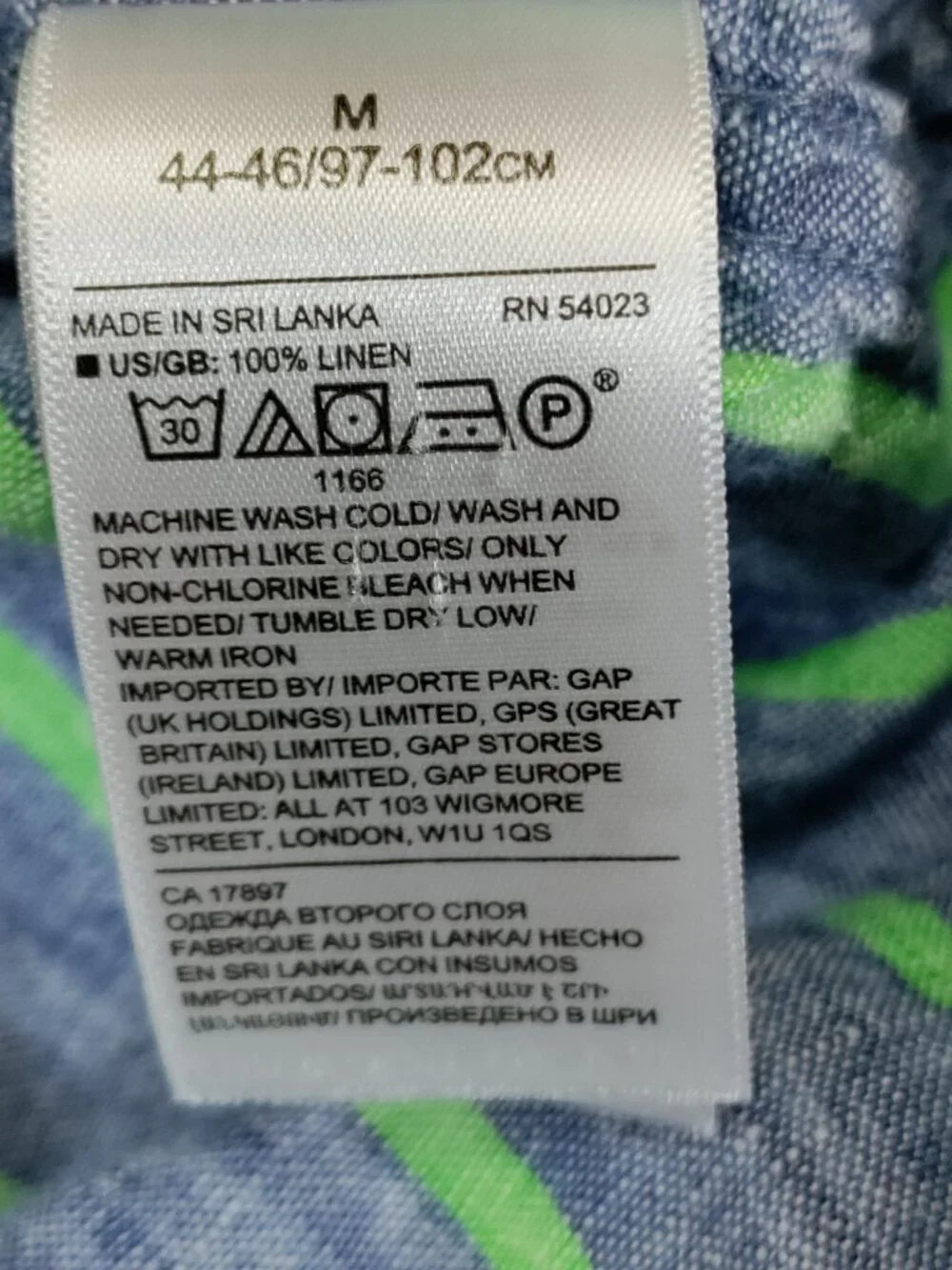 Banana Republic thanks stopping